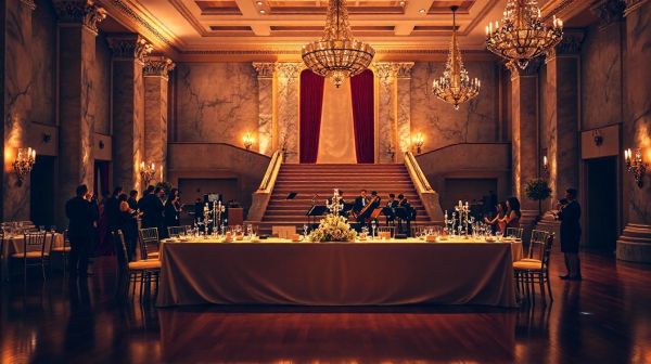 Organisez un gala exceptionnel avec l'aide de notre agence
